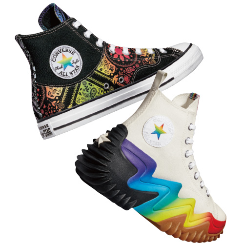 Converse Pride Chuck Taylor All Star Hi・Run Star Motion