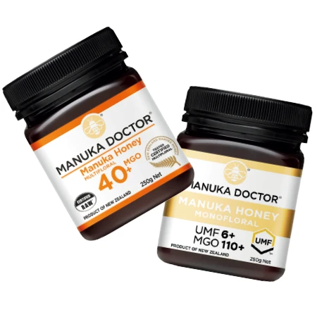 MANUKA DOCTOR マヌカ入はちみつ＆マヌカ100％はちみつ