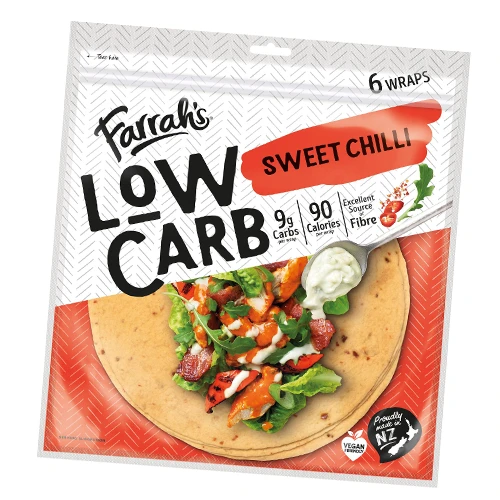 Farrah’s Low Carb Sweet Chilli Wraps