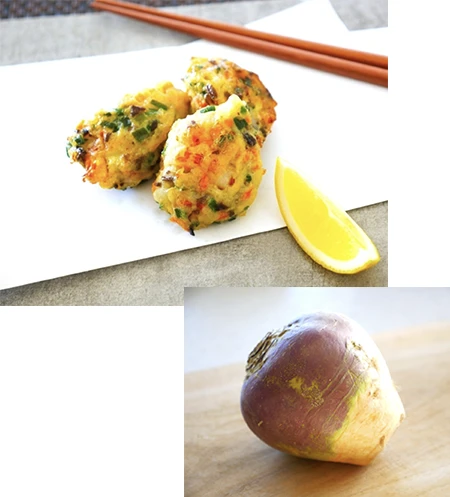 スウィードとホキの揚げしんじょ