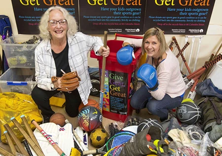 スポーツ用品リサイクル支援プロジェクトが全国最高賞を受賞