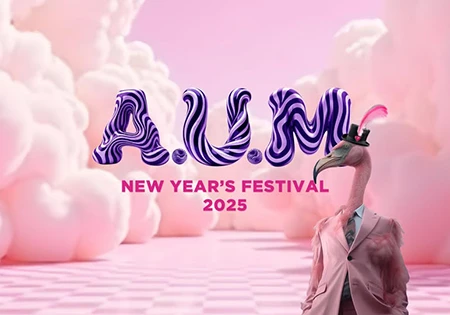 cap-left AUM New Year's Festival 2025