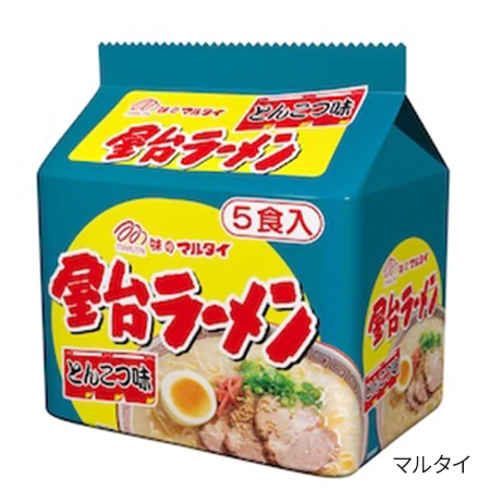 屋台ラーメン豚骨味 5食